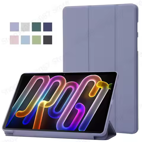 For Lenovo Xiaoxin Pad Pro GT Case 11.1 inch Trifold PU Leaher Soft Back Stand Tablet Funda For Xiao