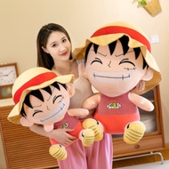 MAINAN ANAK BONEKA MONKEY D LUFFY ONE PIECE KARAKTER KARTUN ANIME JAPAN UKURAN 30 CM / BONEKA STUFFED PLUSH DOLL