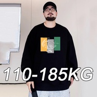 Men Plus Size Sweatshirt Autumn Winter 6XL 7XL Pullovers Hoodies Tshirt Big Size Black Grey Men Clot