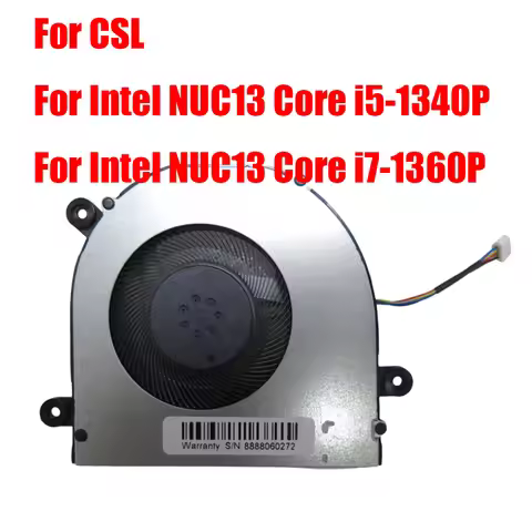 Replacement MINI PC Fan For CSL For Intel NUC13 Core i5-1340P / Core i7-1360P DC5V