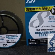 SENAR PE DAIWA EMERALDAS X8 UVF EMERALDAS DURASENSOR 150M