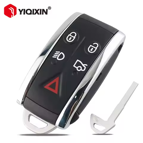 5 Button Remote Key Shell Case For Jaguar XF X XK XKR XE JF XJ XJL XFR XJ8 X-Type S-Type 2008 2009 2