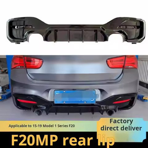 For Bmw 1 Series F20 Late Model 2015-2018 Maxton Style Rear Lip Rear Diffuser Bumper Car Accessories