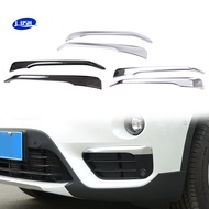 （Clearance） Chrome Front Bumper Trims Bezel Decoration Accessories For BMW For X1 F48 2016-2019
