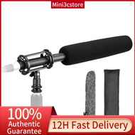 BOYA BY-BM6060L XLR Microphone Cardioid Condenser Mic Supports 48V Phantom Power with Anti-Shock Mount &amp; Wind Muff  for Camcorders Video Recording Interview
