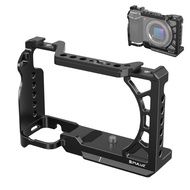 New arrival For Sony A6500 / A6400 / A6300 / A6000 PULUZ Metal Camera Cage Expansion Mount Stabilize