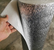 ฉนวนกันความร้อนพีอีเคลือบฟอยล์หนา5mm×กว้าง90cm×ยาว20m Insulations PE+Foil 5mm×90cm×20m.