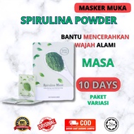 Mask Spirulina Powder Masker Muka Pemutih Whitening Face Mask Muka Skincare Collegen Supplement 美白