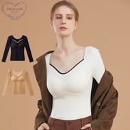 Dualswish Stylish and Comfortable Woman Thermal Top with Removable Bra Padding Beat The Chill In Style