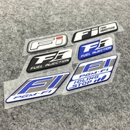 FI  Emblem EFI 3D Epoxy Sticker FI EFI System Logo Jelly Gel Decal for suzuki Raider R150 Fi Gixxer 
