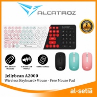 ALCATROZ Jellybean A2000 2.4G Wireless Keyboard & Mouse Combo for Desktop PC