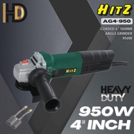 HITZ Corded 4" 100MM Angle Grinder 950W / HITZ AG4-950 4" 100MM Angle Grinder 950W / 6 Month Warrant