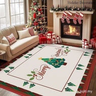 Christmas Decoration Carpet Living Room Bedroom Bedside Stain-resistant Non-slip Floor Mat Sofa Coff