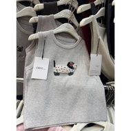 READYSTOCK CN983 - D235 DOG KNITT KNIT TOP KNIT TANKTOP IMPORT CHINA CHENI