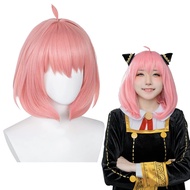 Anya Wig Pink Bob Wig for Anya Forger Cosplay Wig for Spy x Family Cosplay