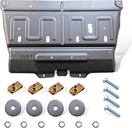 ML3Z-7222-D 3D Manganese Steel Splash Panel Shield Under Diaper Compatible with 2015-2020 Ford F150