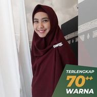 Alifa 150 | Jilbab Hijab Segi Empat Syari Panjang Lebar Jumbo Tebal Polos Murah Wolfis Premium