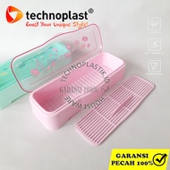 TECHNOPLAST KATA CULTERY BOX Multipurpose Spoon Fork Chopsticks Storage BOX Plus Strainer