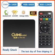 IIUU Q96 Mini 2022 Media Player 4K H.265 8GB+128GB Amlogic S905L Quad Core Set Top Box Android 10.0