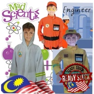 [SKKids]🇲🇾Costume Occupations Contracter Worker  Petroleum Engineer Scientist 3 to 10 Years Cosplay 