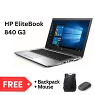 (REFURBISHED) HP EliteBook 840 G3 Laptop / 14 inch / I5-6TH / 8GB RAM / 256 GB SSD