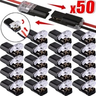 10-50pcs 2 Pin Way Plug Car Waterproof Electrical Connector Wire Cable Automotive Electrical Connect