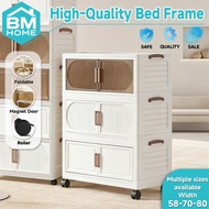 Foldable Storage Box L58-80cm (1-6 Layers) Organizer Box Storage Stackable Storage Cabinet With Whee