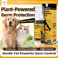 Cassiel Pet Antifungal Wound Spray For Itching, Ringworm, Mange for Dogs & Cat Skin, Ubat Kurap Woun