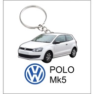 VW POLO mk5 Keychain white