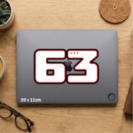 Sticker Cutting 63 Pecco 2026 Bagnaia