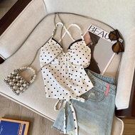 NOVA-Sling For Women Dot Pattern Tied Up Defloration Simple Hot Girl Summer Fashion