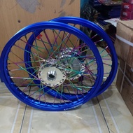 Velg Jari Jari 1Set Velg Rossi Motor Kharisma Supra x 125 Lama Warna Biru