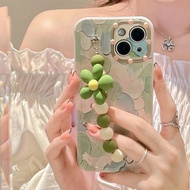Oil Painting Graffiti Phone Case Huawei P20/P30/P40/P20 Pro/P30pro/P40pro /p50Flower Chain Silicone Cover