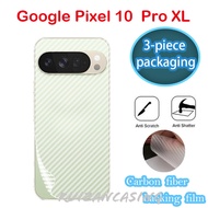 3D Back Carbon Fiber Phone Screen Back Film for Google Pixel 10 9 Pro XL 5G 4G Pixel10 Pixel10Pro 10