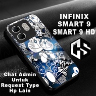 HP Glossy glitter Softcase for type INFINIX SMART 9/INFINIX SMART 9 HD Cartoon Motif/case infinix sm