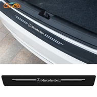 GTIOATO Car Carbon Fiber Trunk Protection Sticker Auto Rear Bumper Protector Sticker Car Accessories
