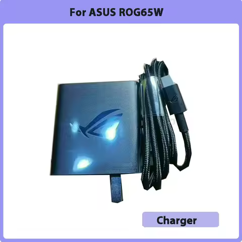 Original 65W Adapter Charger For ASUS ROG 9 8 7 7S 6 6 Pro 5 5S