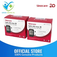 แผ่นตรวจ Sinocare Safe AQ MAX III เครื่องวัดน้ำตาลในเลือด ตรวจเบาหวาน ส่วนลดพิเศษ 50 %