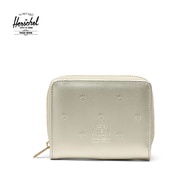 Herschel Quarry Rfid Vegan Leather Wallet Champagne Metallic Floral Us Os