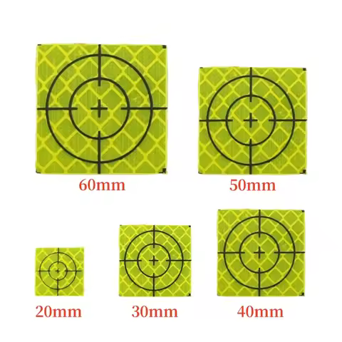 High Quality 3M 100 Pcs Fluorescent Green Reflector Sheet Reflective Target for LEICA Total Station 