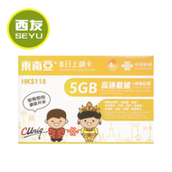 中國聯通 - 東南亞 8日 上網卡 (5GB高速其後任用數據)最後開通日:31/12/2026