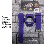 BNB CUSTOM PURPLE (G6900, GW6900, GB6900, GLX6900, GLS6900) + BUCKLE JAPAN FOR ORIGINAL GSHOCK