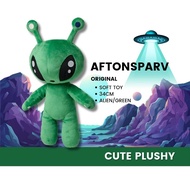 Original IKEA AFTONSPARV Soft toy, alien/green, 34 cm Cute Gift 🎁