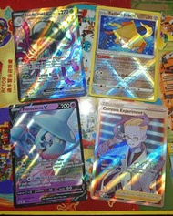 M112 陸地水母 Toedscruel ex FULL ART Shiny $80 光輝基拉祈 Radiant Jirachi $70 妖精 布莉姆溫 特典卡 Hatterene V Promo $