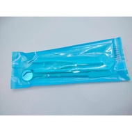 Dental instrument disposable kit contains 3 plastic dental instruments