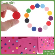 MELENE 12PCS Beach Totes Decoration, Buckle DIY Charms for Bogg Bags, Insert Charm Accessories EVA B