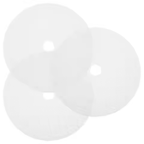 3pcs Round Silicone Dehydrator Sheets Food Dryer Silicone Mats Dehydrator Pads Fruit Dryer Liner Reu