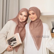 Lplw- Hana Square Paris Japan - Alawiyahijab (Thin Paris Square Hijab with Sewn Edges)