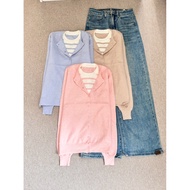C96 striped inner cardigan 31/7fh
