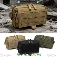 LUCKYSTOREGOODS EDC Utility Bag, Function Hanging Outdoor Utility Tool Pouch,  Zippered Pockets Cros